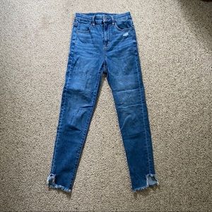 American Eagle Curvy Super High Rise Crop